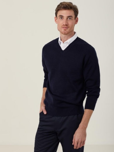 Picture of NNT Mens Wool Rich V-Neck Sweater